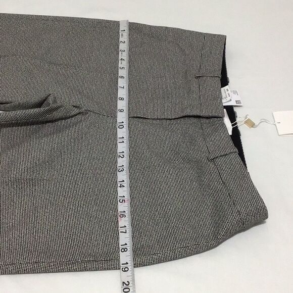 Boss Women Tulea3 Black High Waist Wide Leg Trouser Pants Houndstooth New Size 4 - Picture 10 of 16